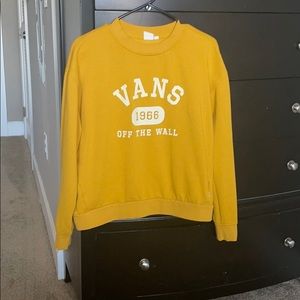 Yellow Vans crewneck